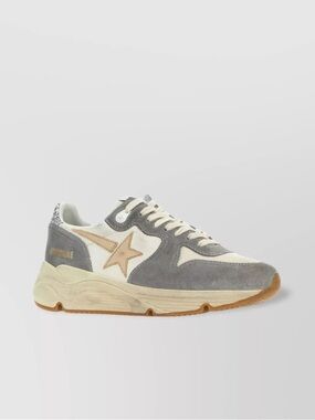 Golden Goose Grey Suede & Beige Star Runner